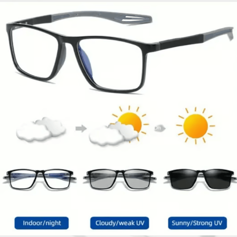 Lunettes de lecture photochromiques intelligentes pour le sport