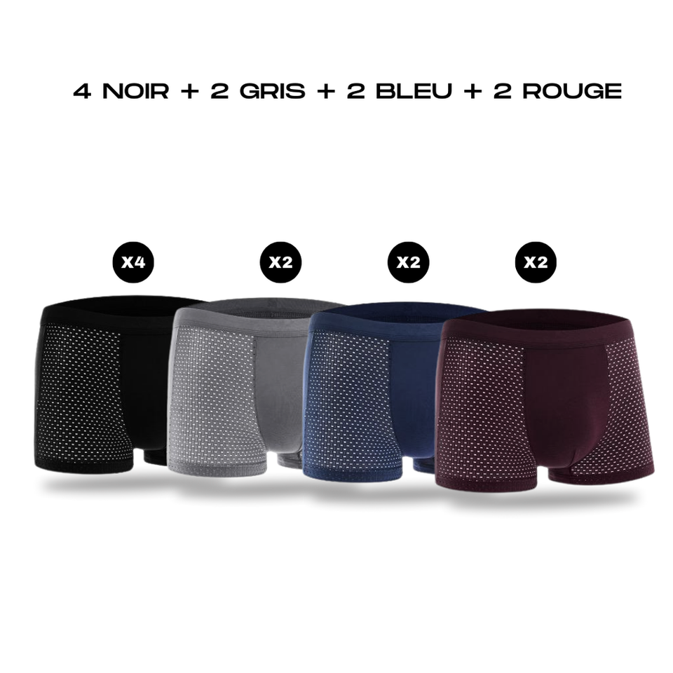 10 BOXERS EN FIBRE DE BAMBOU POUR LE PRIX DE 5| BAMBOOWEAR
