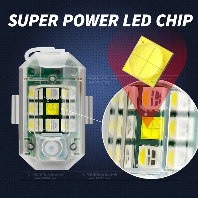 ✨Pro Lumière stroboscopique LED sans fil haute luminosité 2PCS ✨✨