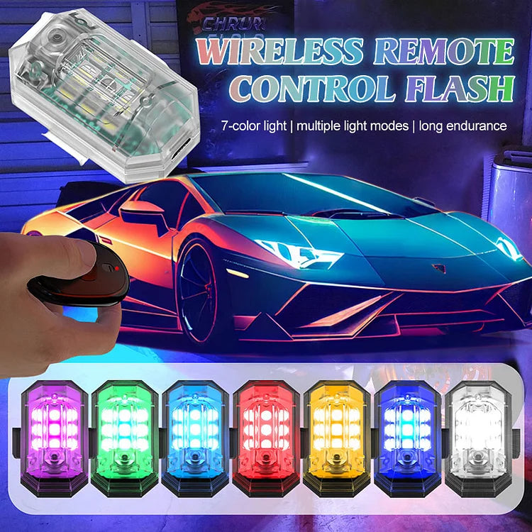 ✨Pro Lumière stroboscopique LED sans fil haute luminosité 2PCS ✨✨
