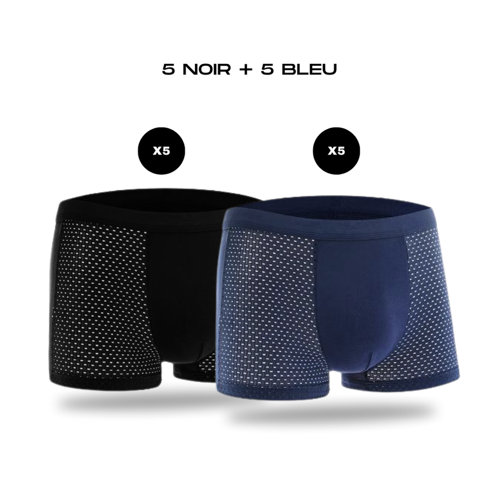 10 BOXERS EN FIBRE DE BAMBOU POUR LE PRIX DE 5| BAMBOOWEAR