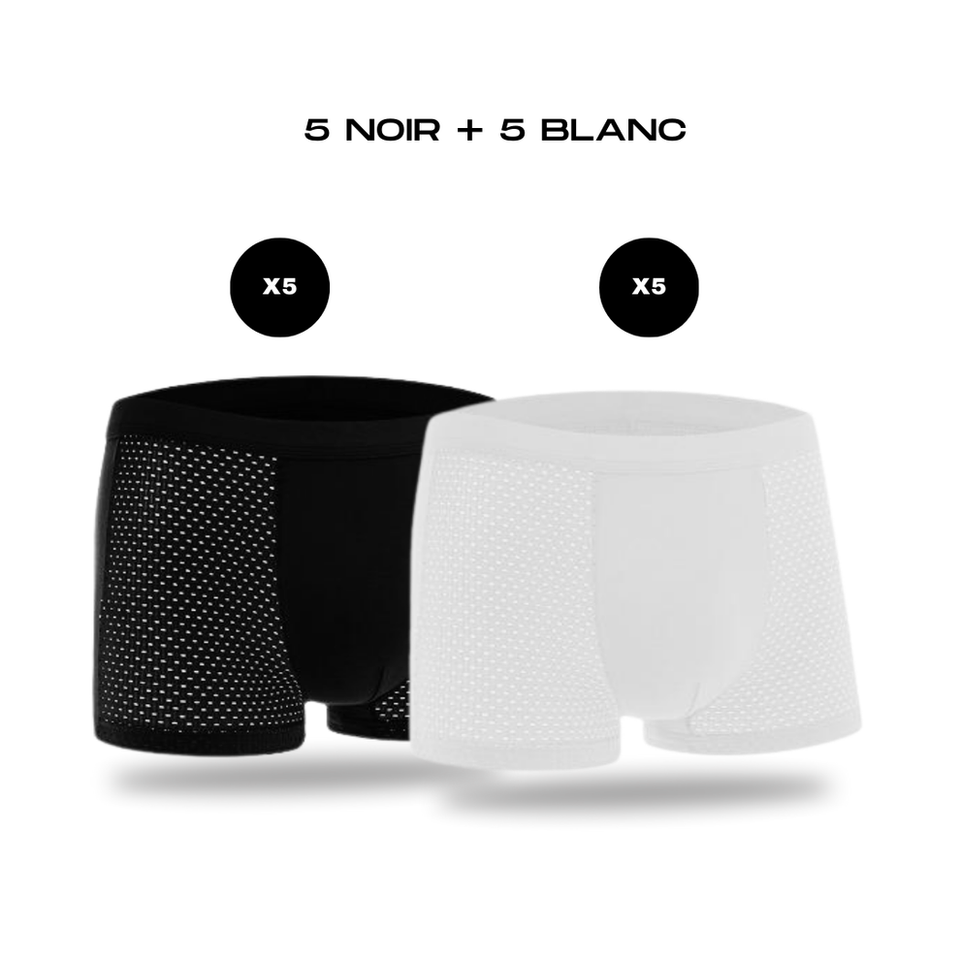10 BOXERS EN FIBRE DE BAMBOU POUR LE PRIX DE 5| BAMBOOWEAR