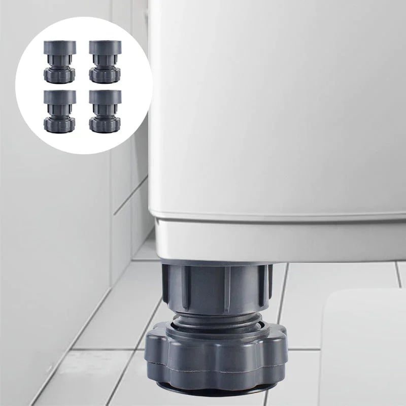 Support de machine à laver réglable en hauteur 4 pièces