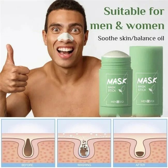 🔥Pâte nettoyante aux plantes de thé vert Deep Cleanse