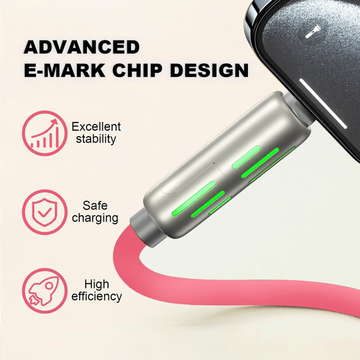 🔥Dernier jour 49% de réduction🔥 - Câble de chargement USB 4 en 1 mFish charge rapide MAX 240W