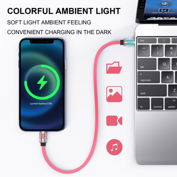 🔥Dernier jour 49% de réduction🔥 - Câble de chargement USB 4 en 1 mFish charge rapide MAX 240W