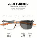 Lunettes de lecture photochromiques intelligentes pour le sport