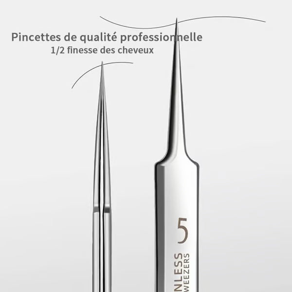 VENTE FLASH 49% DE RÉDUCTION💥 Pinces Professionnelles pour Enlever les Points Noirs du Visage