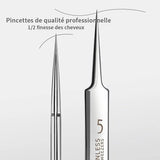 VENTE FLASH 49% DE RÉDUCTION💥 Pinces Professionnelles pour Enlever les Points Noirs du Visage