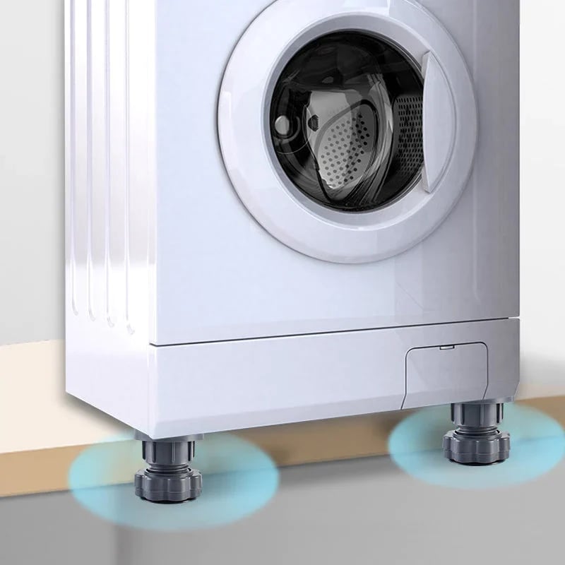 Support de machine à laver réglable en hauteur 4 pièces