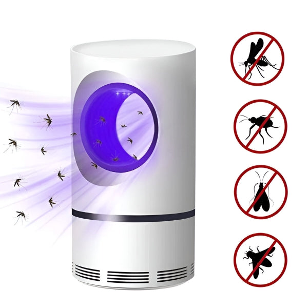 Piège à moustiques LED – Solution silencieuse et sûre | BUZZOFF