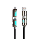 🔥Dernier jour 49% de réduction🔥 - Câble de chargement USB 4 en 1 mFish charge rapide MAX 240W
