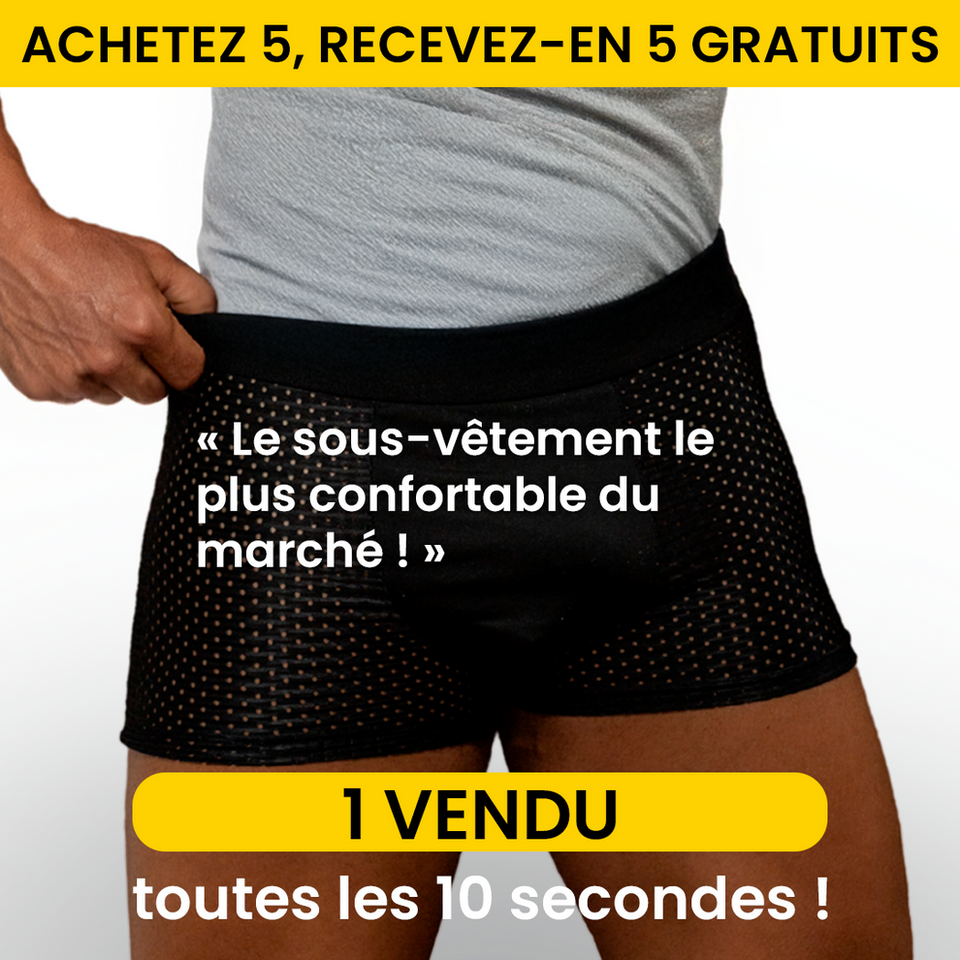 10 BOXERS EN FIBRE DE BAMBOU POUR LE PRIX DE 5| BAMBOOWEAR