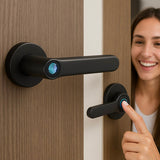 Poignée de déverrouillage de porte à empreinte digitale