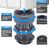 Support de machine à laver réglable en hauteur 4 pièces
