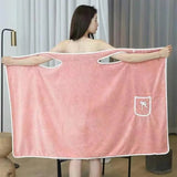 Peignoir en polaire corail pour femme