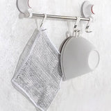 🔥Double éponge à récurer en acier inoxydable - Obtenez 5 pièces