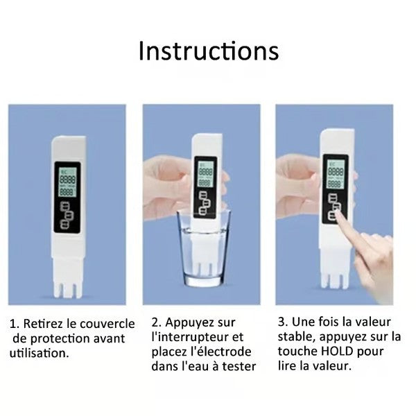 🔥Dernier jour 49% de réduction🚰Testeur numérique de la qualité de l'eau