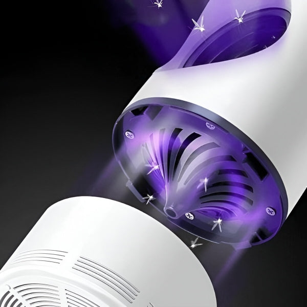 Piège à moustiques LED – Solution silencieuse et sûre | BUZZOFF