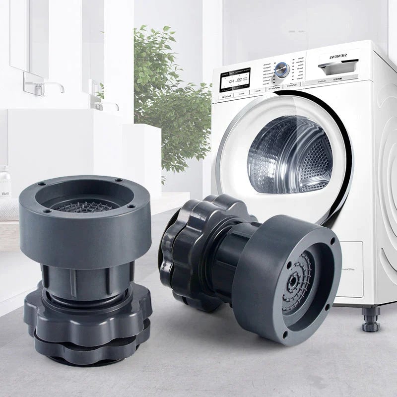 Support de machine à laver réglable en hauteur 4 pièces