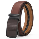 🔥Ceinture à cliquet en cuir avec boucle réglable