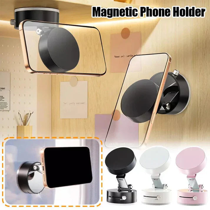 🔥2025 Vente chaude 🔥 Support de téléphone portable magnétique sous vide pliable